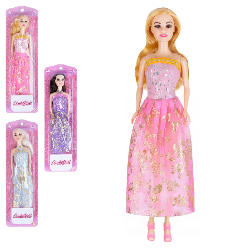 BONECA LINDA BELL COM VESTIDO BASICA