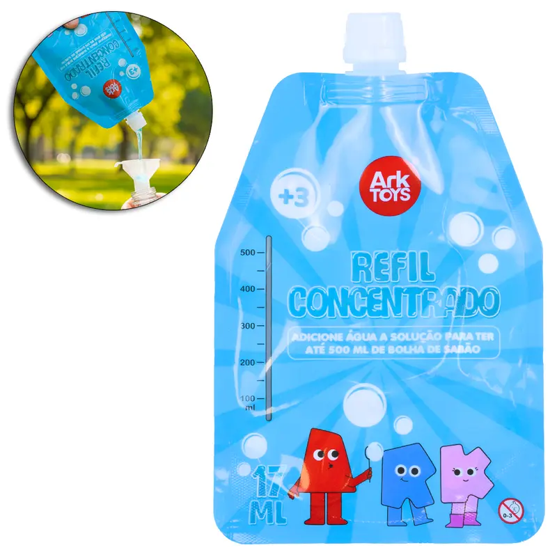 REFIL CONCENTRADO PARA BOLHAS DE SABAO 17ML