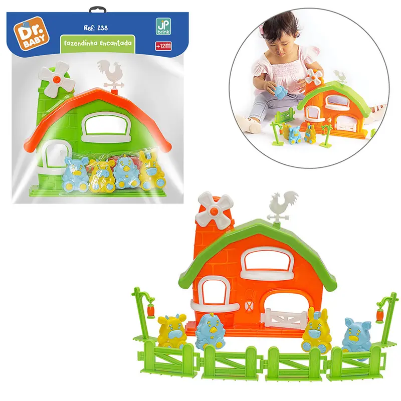 CASA / CASINHA BABY FAZENDINHA ENCANTADA COLORS NA SOLAPA