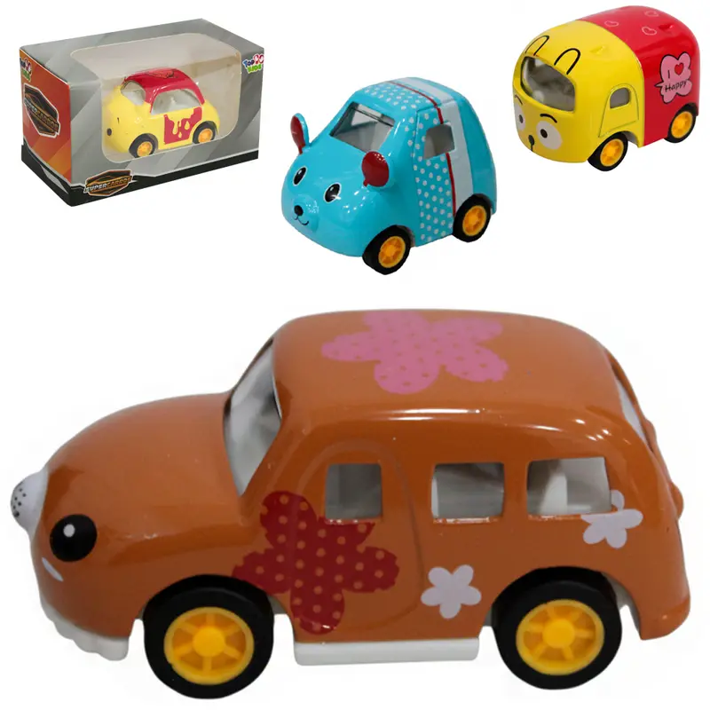 CARRO DE METAL BICHINHO A FRICCAO PULL BACK SUPER CARROS TOP KIDS