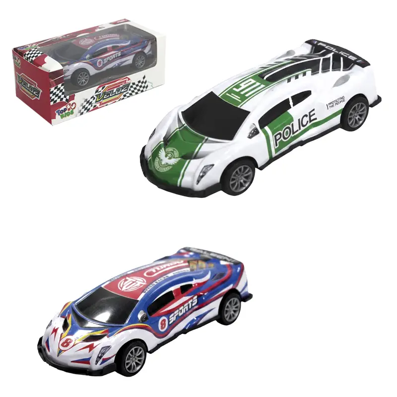 CARRO DE METAL A FRICCAO PULL BACK VELOZ TOP KIDS