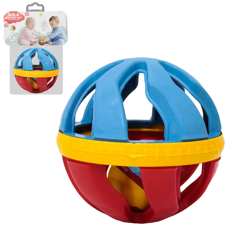 BOLA SENSORIAL BABY EDUCATIVO 9,5CM DE Ø