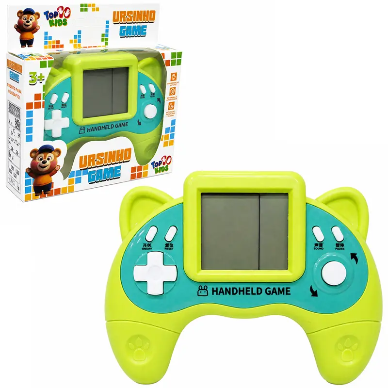 MULTI GAME BRICK GAME URSINHO TOP KIDS A PILHA 14X10,5X3,5CM