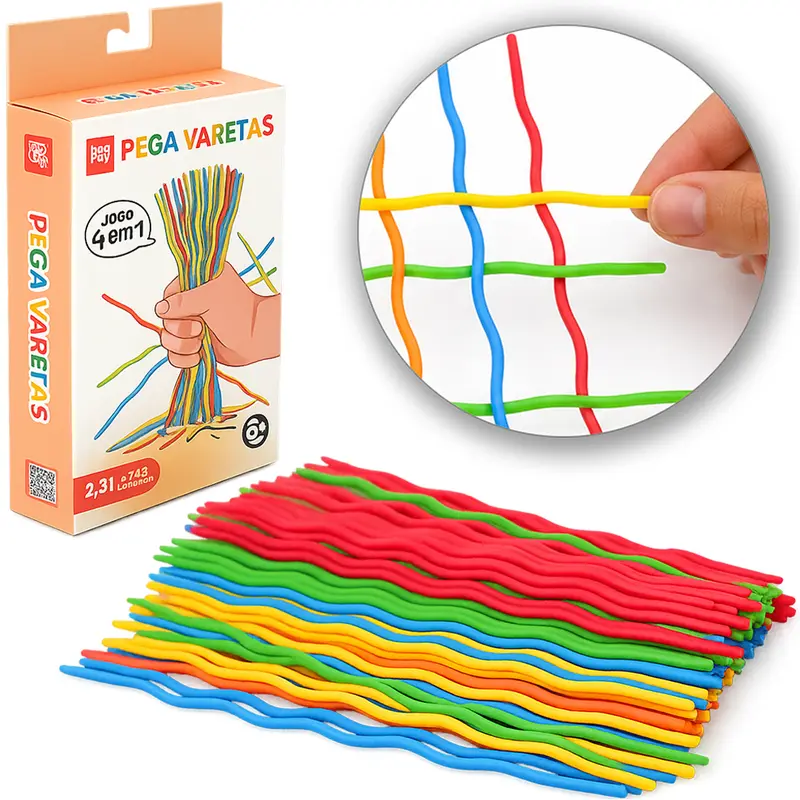 JOGO PEGA VARETAS 4 EM 1 150 PECAS 17CM