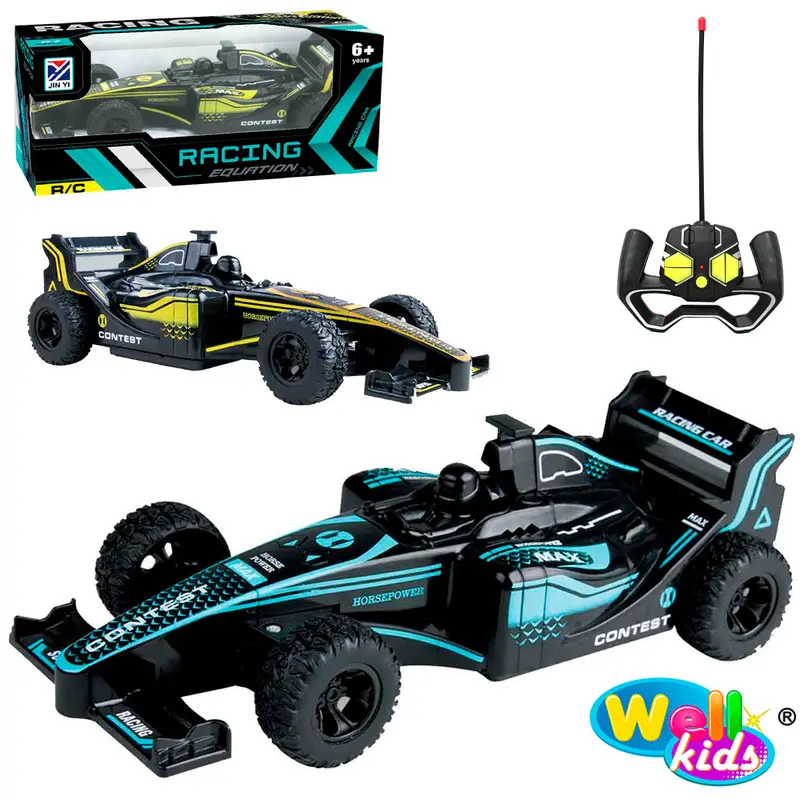 CARRO COM CONTROLE REMOTO SEM FIO FORMULA 1 SPEED LINE 7 FUNCOES A BATERIA RECARREGAVEL