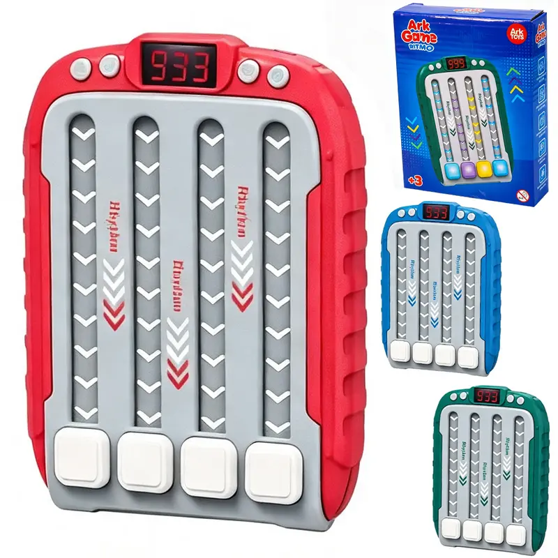 JOGO RITMO ARK GAME COM SOM + LUZ A PILHA 15X11X3CM