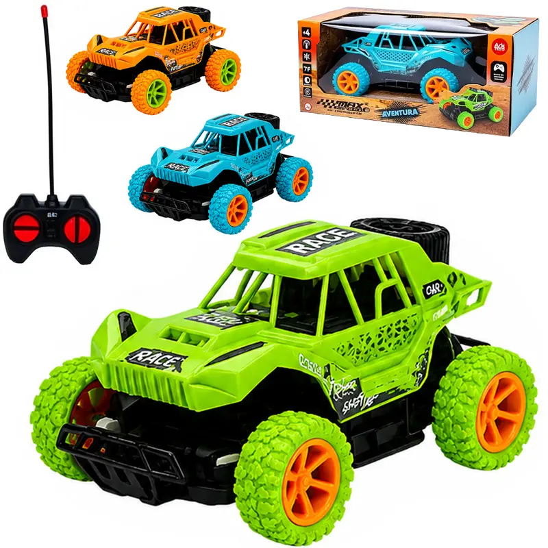 CARRO COM CONTROLE REMOTO SEM FIO AVENTURA MAX SPEED 7 FUNCOES A BATERIA RECARREGAVEL