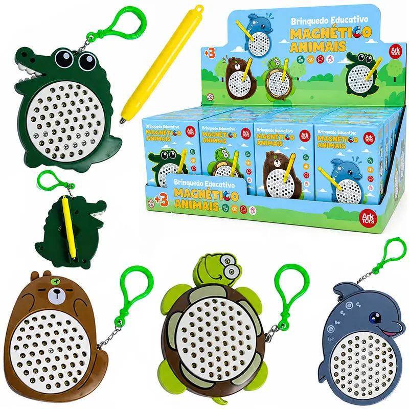BRINQUEDO EDUCATIVO ANIMAIS MAGNETICO COMCANETA ARK GAME DP PLAY
