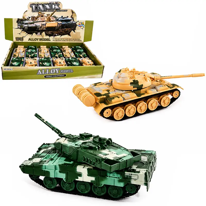 TANQUE DE GUERRA DE METAL A FRICCAO PULL BACK DP PLAY