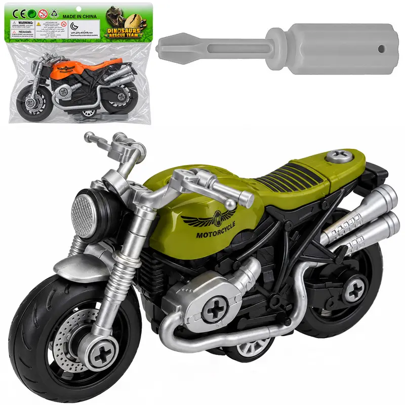 MOTO A FRICCAO MONTA E DESMONTA DIDATICO COM ACESSORIO X-CELL