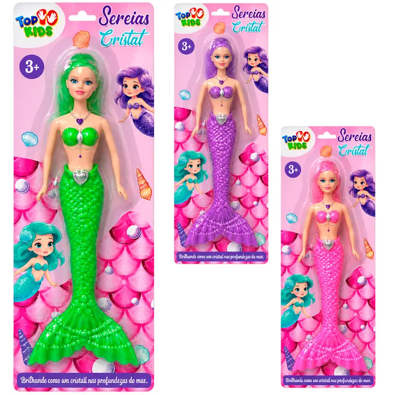 BONECA SEREIA CRISTAT COM LUZ A BATERIA TOP KIDS