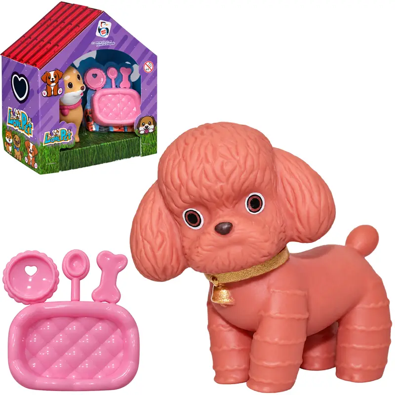 KIT PET COM CACHORRO + CAMINHA LOVE PET 2 PECAS