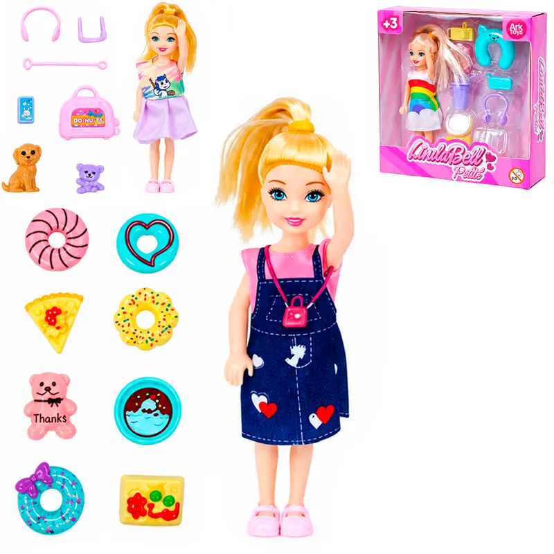 BONECA LINDA BELL PETTIT COM ACESSORIOS
