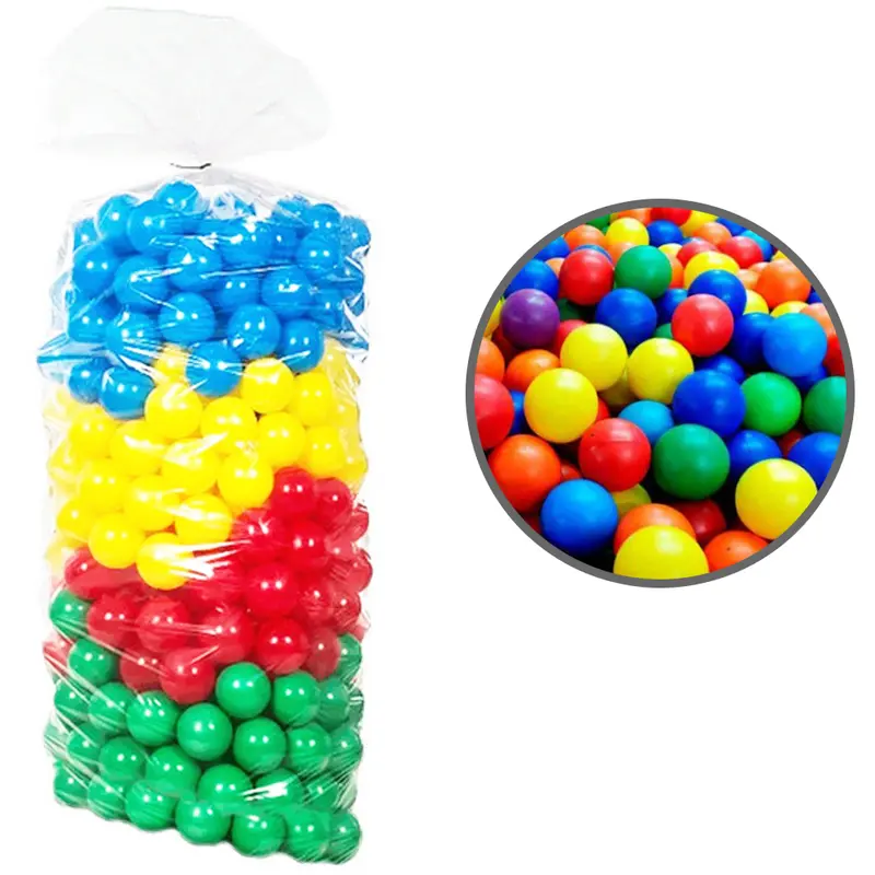BOLINHA PARA PISCINA COLORIDA COM 100 PECAS