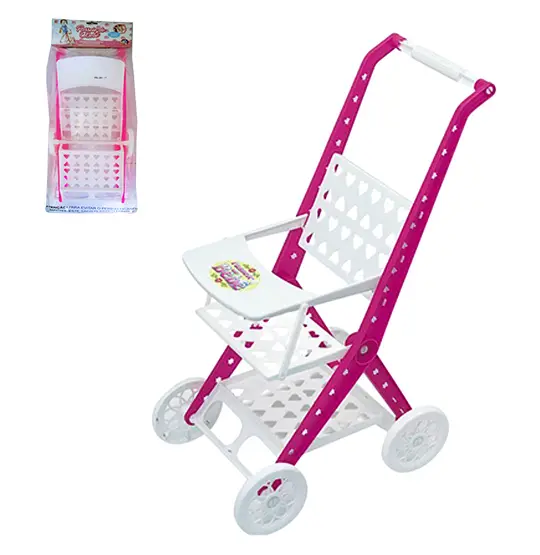CARRINHO DE PLASTICO PARA BONECA DOBRAVEL