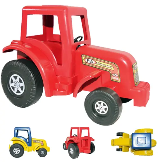 TRATOR DE PLASTICO RODA LIVRE COLORS