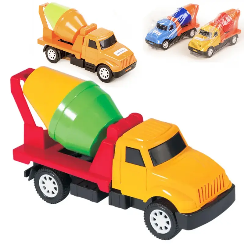 CAMINHAO BETONEIRA MINI RODA LIVRE COLORS 19,5CM