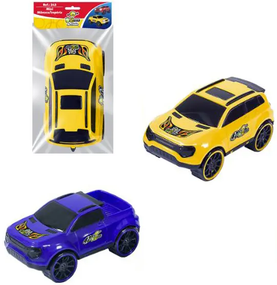 CARRO PICK-UP MINI MONACO IMPERIA RODA LIVRE COLORS NA SOLAPA