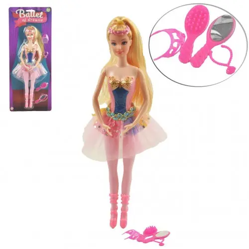 BONECA BAILARINA BALLET OF DREAMS COM BOTAO DE MOVIMENTO E ACESSORIOS