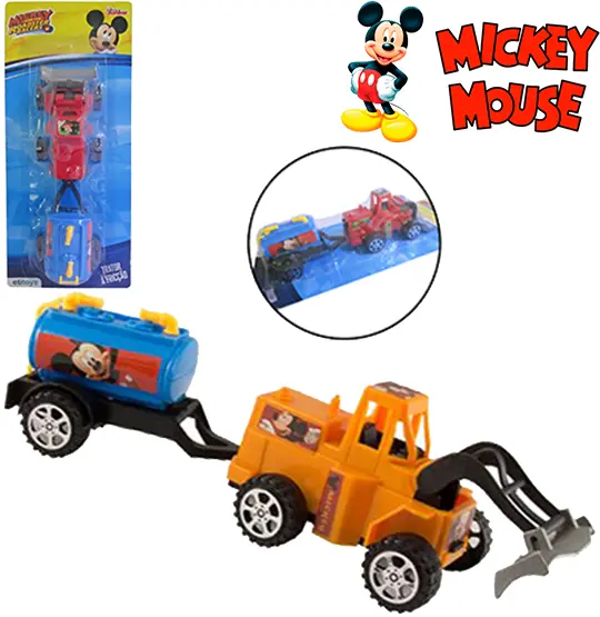 TRATOR COM TANQUE A FRICCAO MICKEY NA CARTELA DISNEY