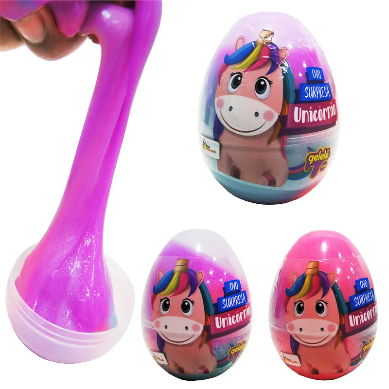 GELEINHA SLIME / GELELE OVO SURPRESA UNICORNIO COLORS 98G