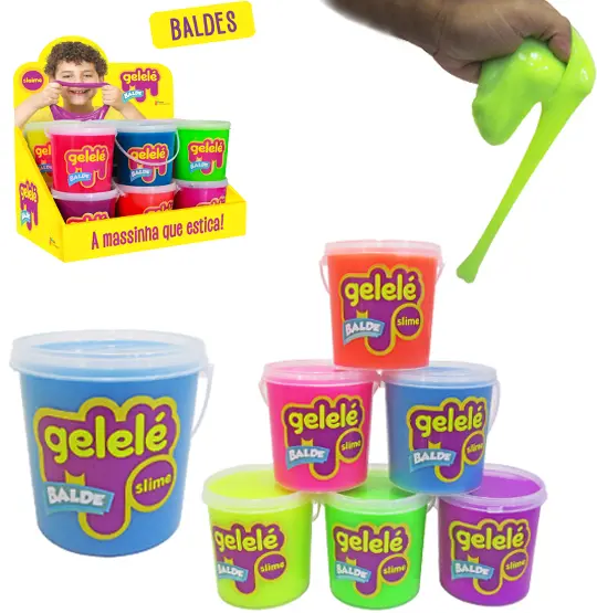 GELEINHA SLIME / GELELE BALDE TRADICIONAL COLORS 457G DP PLAY