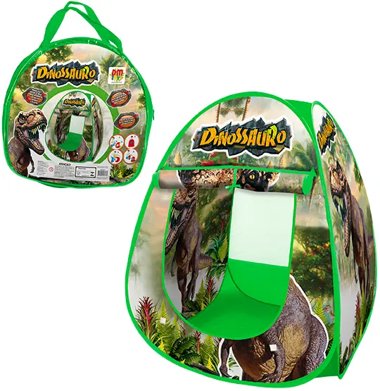 BARRACA DOBRAVEL DINOSSAURO 91X72X70CM NA BOLSA