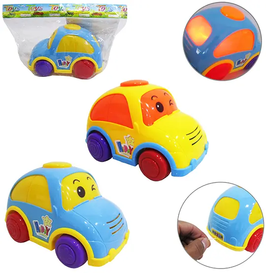 CARRO HAPPY A CORDA COM LUZ COLORS NA SOLAPA