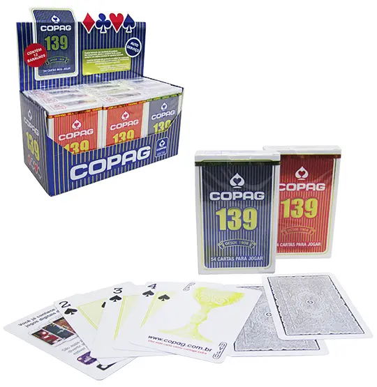 BARALHO COPAG UNITARIO 54 CARTAS DE PLASTICO 139