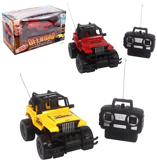 CARRO COM CONTROLE REMOTO SEM FIO JIPE POSSANTES OFFROAD EXTREME 7 FUNCOES A PILHA WELLKIDS