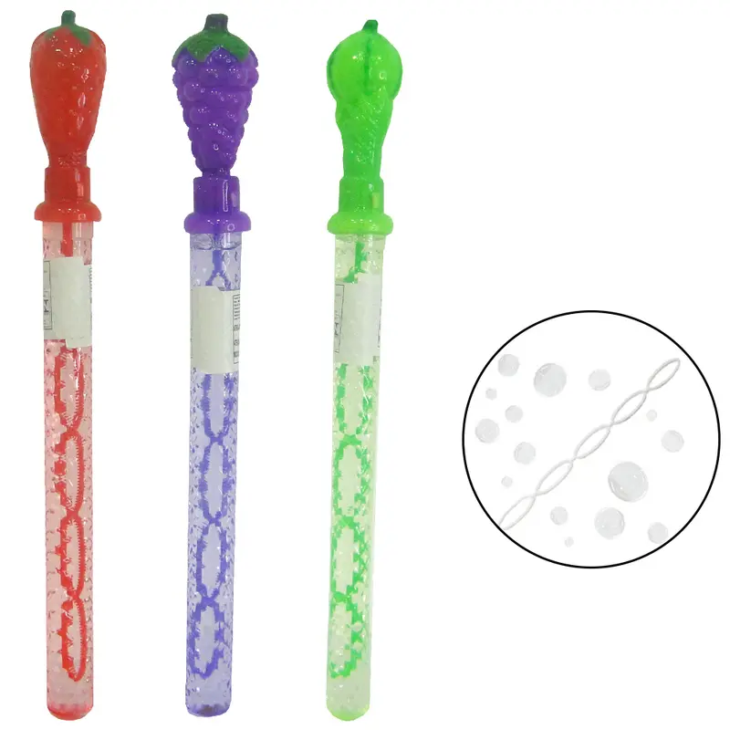 LANCA BOLHA DE SABAO NO TUBO FRUTAS 36CM