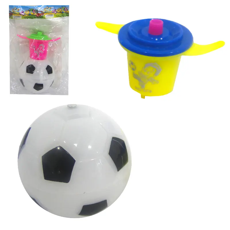 BOLA DE FUTEBOL COM LANCADOR + LUZ COLORS A BATERIA