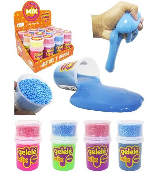GELEINHA SLIME / GELELE MIX + BOLINHA COLORS 152G DP PLAY