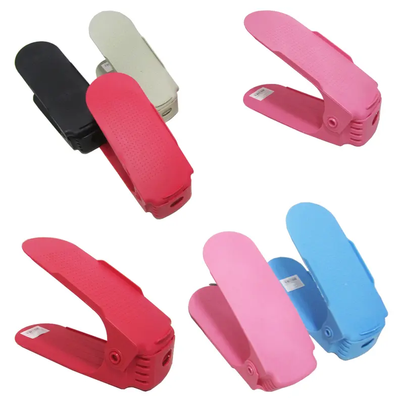 ORGANIZADOR / RACK DE PLASTICO REGULAVEL PARA SAPATOS COLORS 25,5X18CM