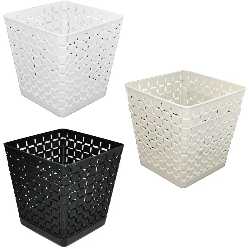 ORGANIZADOR DE PLASTICO QUADRADO VAZADO COLORS 13X10CM