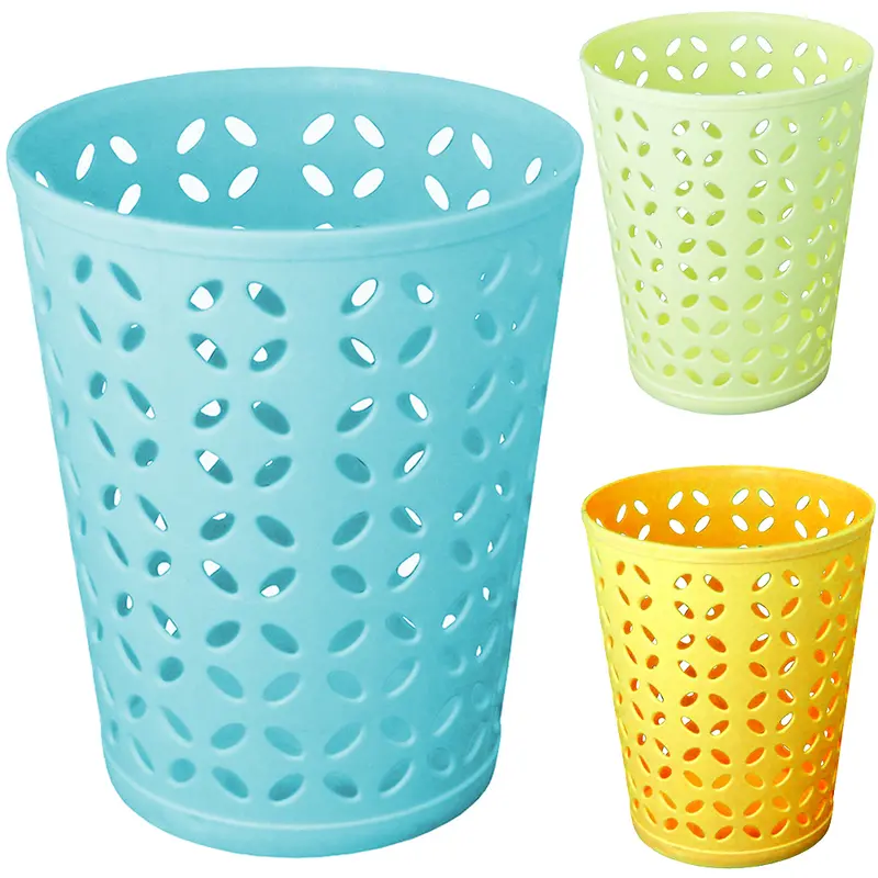 ORGANIZADOR DE PLASTICO REDONDO VAZADO COLORS 12X10CM DE Ø