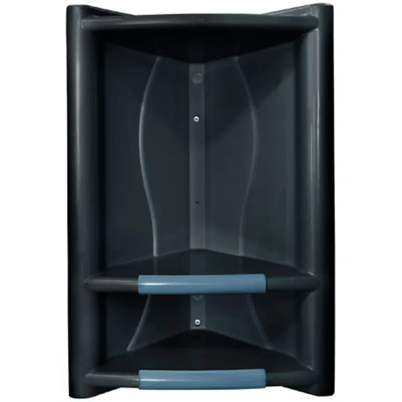 CANTONEIRA DE PLASTICO COM 2 DIVISORIAS PRETO 43X28,5X14CM