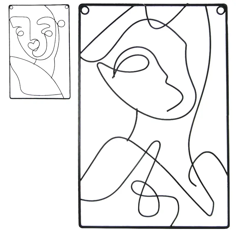 QUADRO DECORATIVO ARAMADO BLACK SORTIDOS 30X20CM