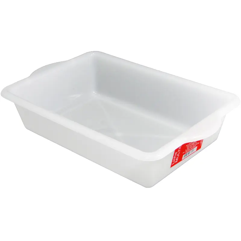 CAIXA DE PLASTICO RETANGULAR LEITOSA MULTIUSO 2,4L 32X20CM