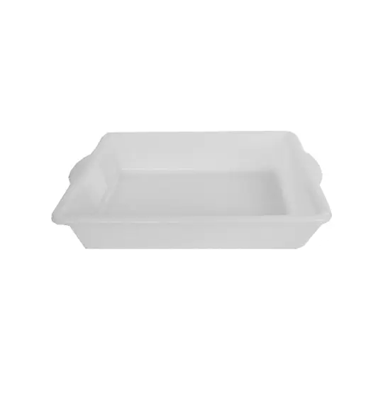 CAIXA DE PLASTICO RETANGULAR LEITOSA MULTIUSO 4,8L 38X28X6,5CM