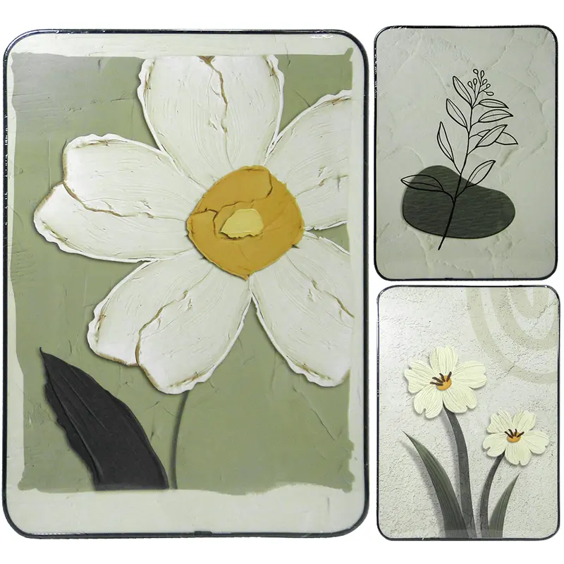 QUADRO DECORATIVO 34,2X24,2CM COM MOLDURA DE PLASTICO