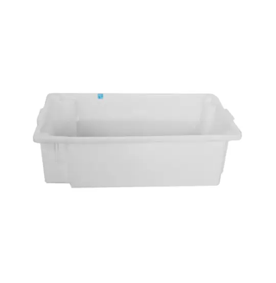 CAIXA MULTIUSO LEITOSA DE PLASTICO FRIGORIFICA GRANDE 42L 66X44X20CM