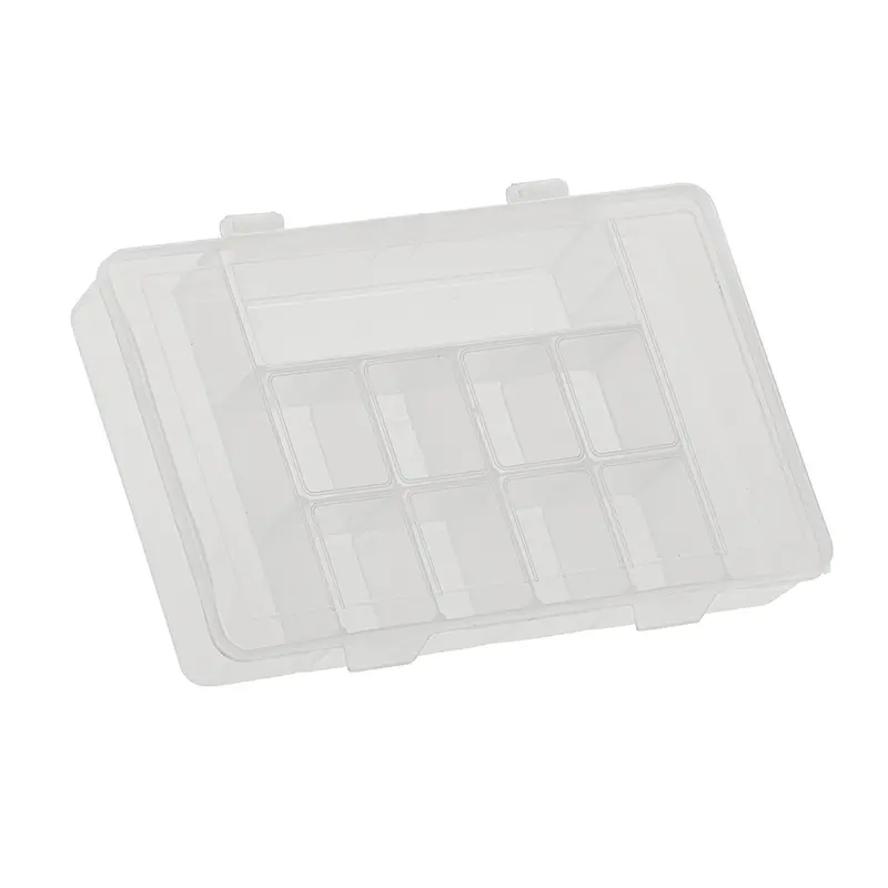 ESTOJO ORGANIZADOR DE PLASTICO RETANGULAR COM 11 DIVISORIAS G 28X17,5X4CM
