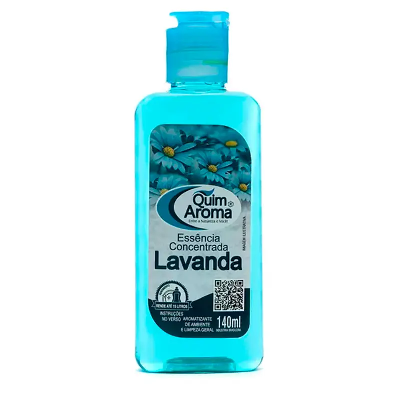 ESSENCIA CONCENTRADA AROMATIZANTE DE AMBIENTE LAVANDA COM TAMPA FLIP 140ML