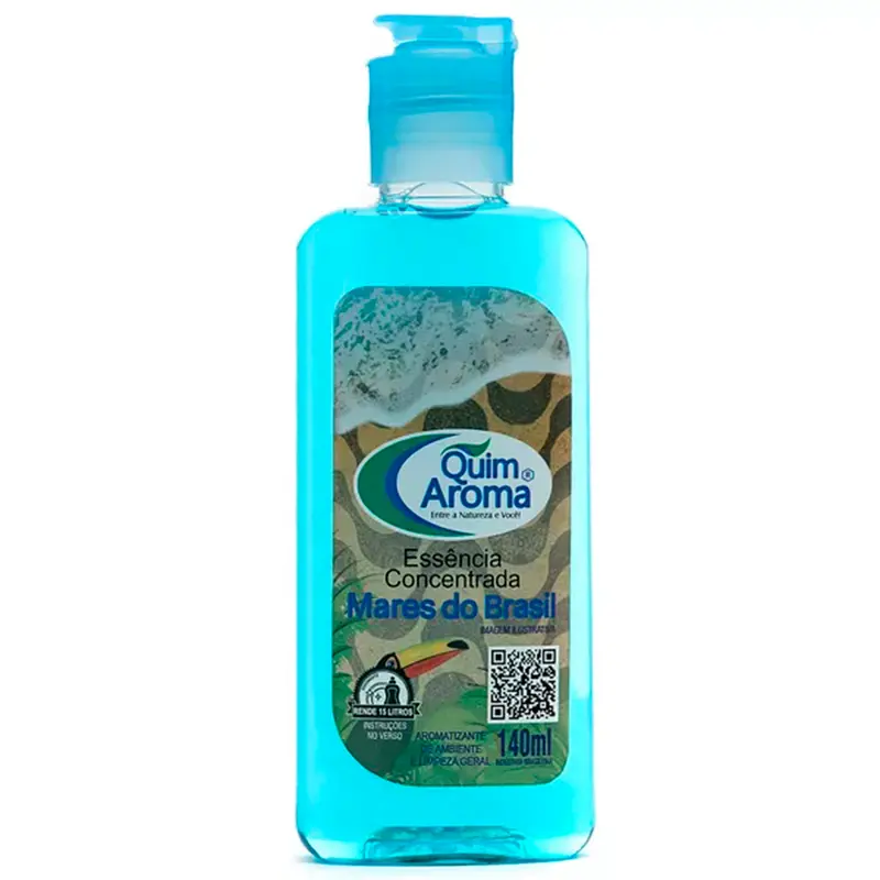 ESSENCIA CONCENTRADA AROMATIZANTE DE AMBIENTE MARES DO BRASIL COM TAMPA FLIP 140ML