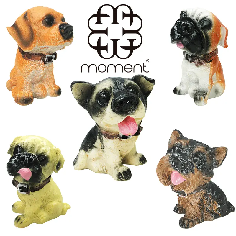ENFEITE CACHORRO DE RESINA SORTIDOS 5,5X4X3,5CM