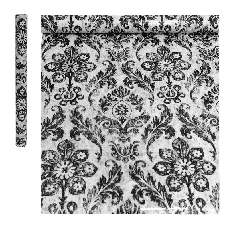 PAPEL DE PAREDE ROLO AUTOADESIVO ARABESCO 45CMX5M