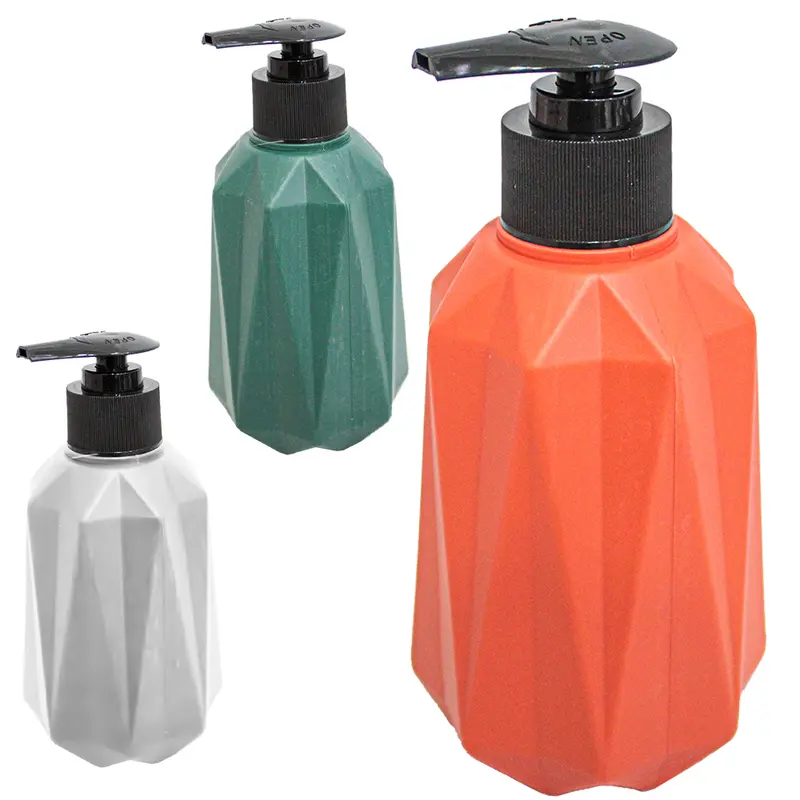PORTA SABONETE LIQUIDO DE PLASTICO REDONDO 300ML