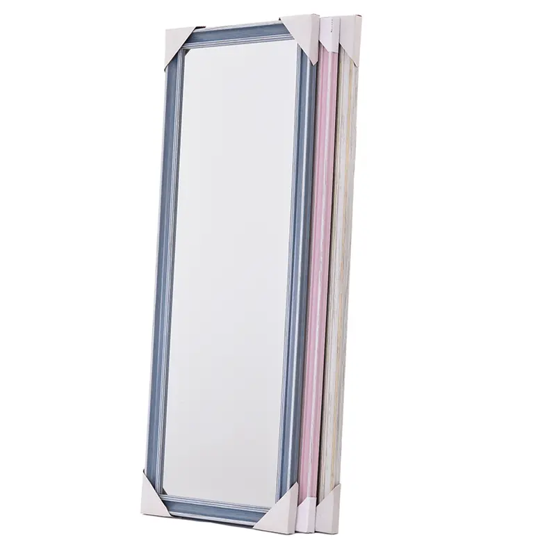 ESPELHO DE PENDURAR EMOLDURADO RETANGULAR TIPO MADEIRA MARQUESA 97X36,5CM