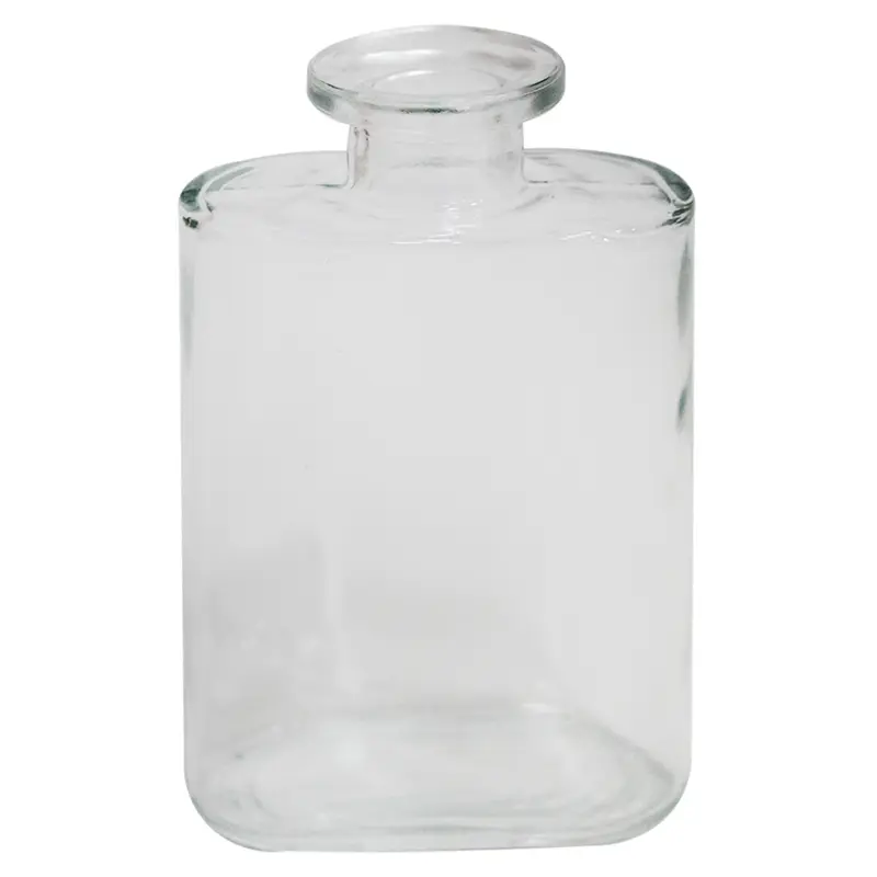 VASO DE VIDRO OVAL 12,5X8X4CM